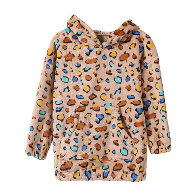 

2-6 лет Детский пуловер с капюшоном Мягкий PULS пальто Передний карман 120