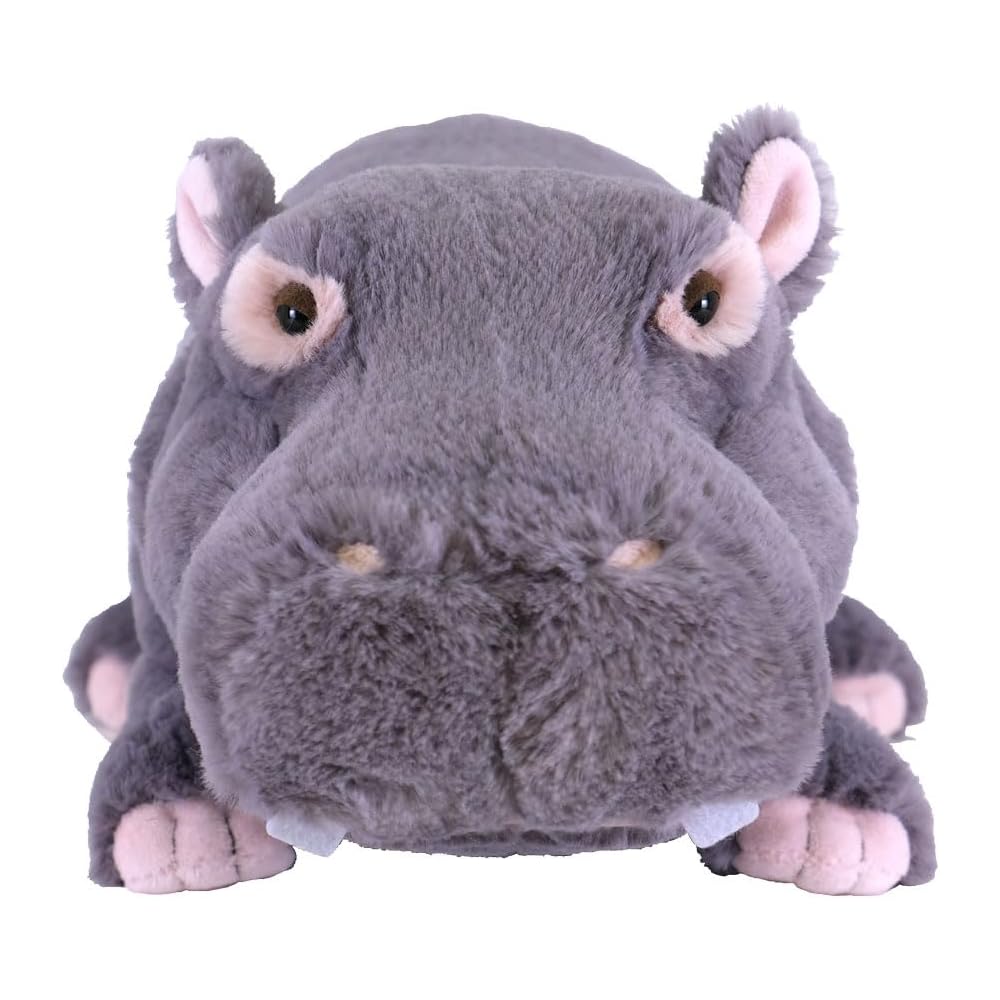 Sunlemon Hippo Plush Toy 25x44x17cm Cute Animal Zoo Stuffed Animal