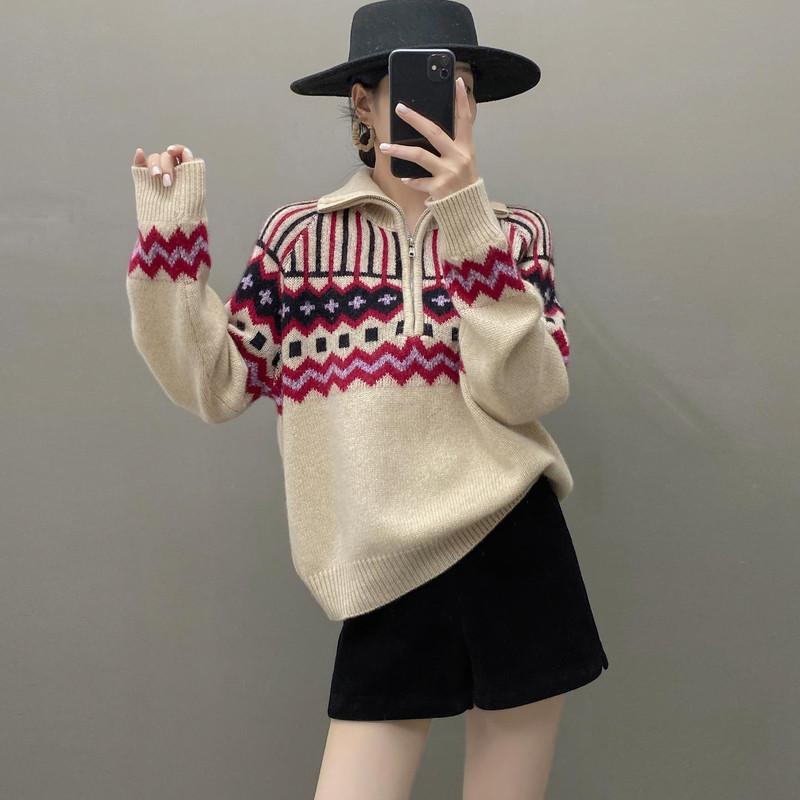 Qinghe 100% Pure Cashmere Women's Sweater - Ultra Soft Luxury Winter Pullover