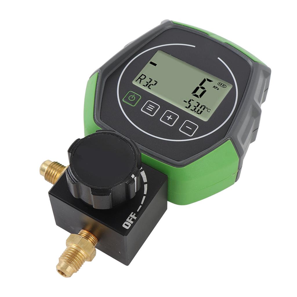 Digital HVAC Gauge 0 6000KPa Ball Valve Design High Accuracy HVAC Vacuum Gauge Tester for Maintenance and Installation