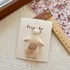 Korean Style Cartoon Bear 3D Cotton Baby Hair Clip