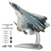 1:68 Sukhoi Su-57 Russian Stealth Fighter Alloy Diecast Model Military Aircraft Home Decoration & Computer Desktop Ornaments Toy