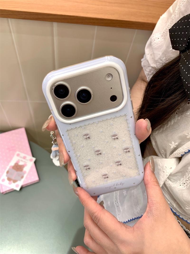 

Glitter Floral Koala iPhone Case for 17/16 Pro Max/15/14 - Girly Style iPhone 15 Pro Max
