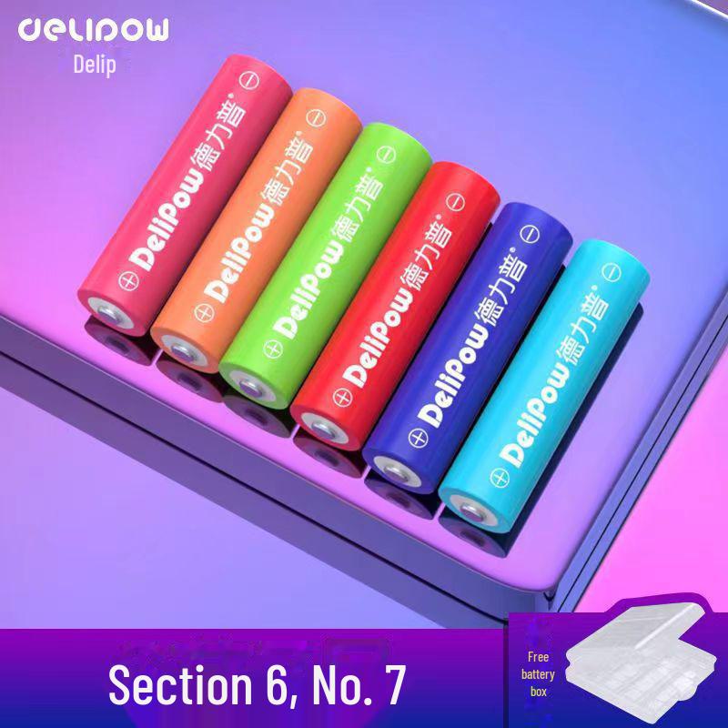Delipu Rechargeable NiMH Battery Set: No. 5 & No. 7 for Children's Toy Remote Controls