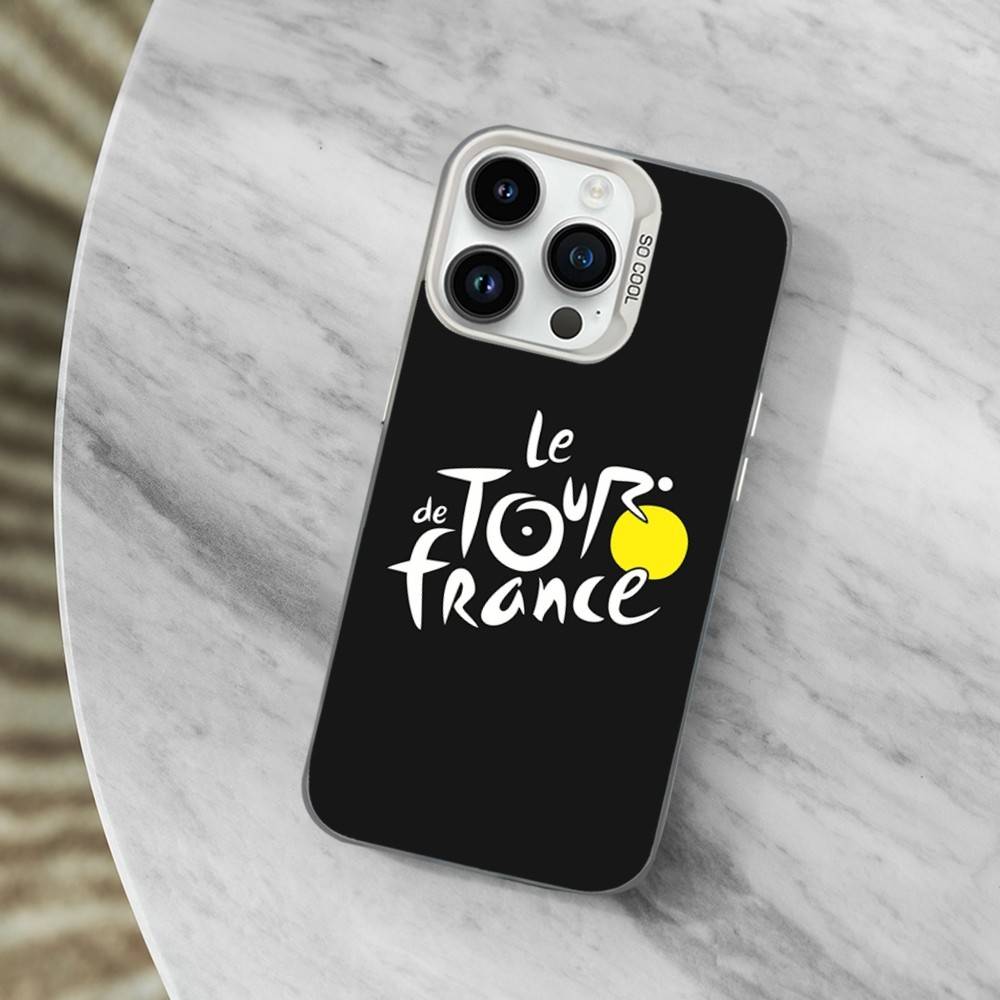 

Bike TOUR DE France Phone Case For iPhone 13,15,14,16,12,11,Mini,MAXXS,Pro,SE, White Matte Shockproof Cover iPhone12PROMAX