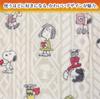 Nishikawa Snoopy Cushion and FQ92407002 Blanket, Washable, Love, Ivory,