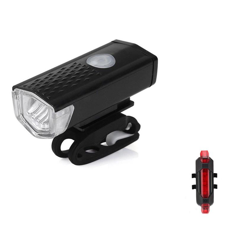 Bicycle Tail Light USB  Waterproof Rechargeable Bike Light Night Cycling Headlight USB LED Safety Warning Light Bike Accessories