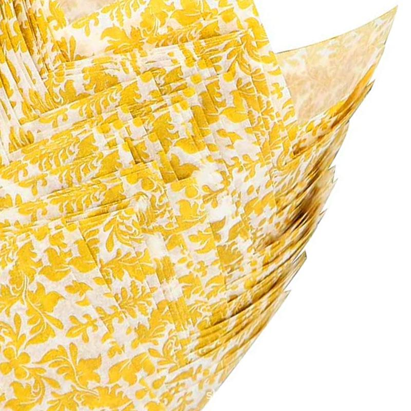Tulip Cupcake Wrapping Paper Bake Resistant Oil Resistant Bread Paper Holder Leaf Paper Cup Golden Leaf Goblet Of Fire