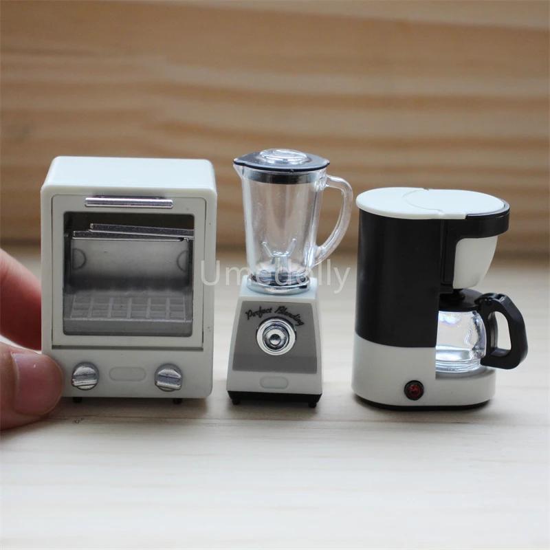 1/6 Scale Miniature Dollhouse Juicer Coffee Machine Cooker Mini Kitchen Appliance Model for BJD Blyth Doll Accessories Toy
