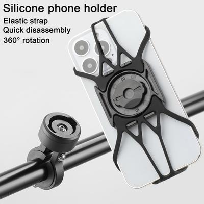 Fahrrad Motorrad Handyhalterung Halter Lenker Handyklemme 360-Grad Verstellbar Hohe Stabilität Smartphone Halter