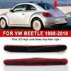 Hot Sales 1C0945097E Car 12V LED Third 3rd Brake Tail Light Rear High Mount Stop Lamp For VW Beetle 1998-2010 With Red LED Light