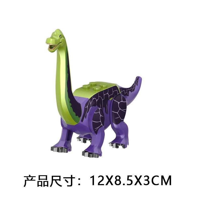 DIY Building Block Spinosaurus Paraceratops Tyrannosaurus Rex Brachiosaurus Triceratops Crested Dragon