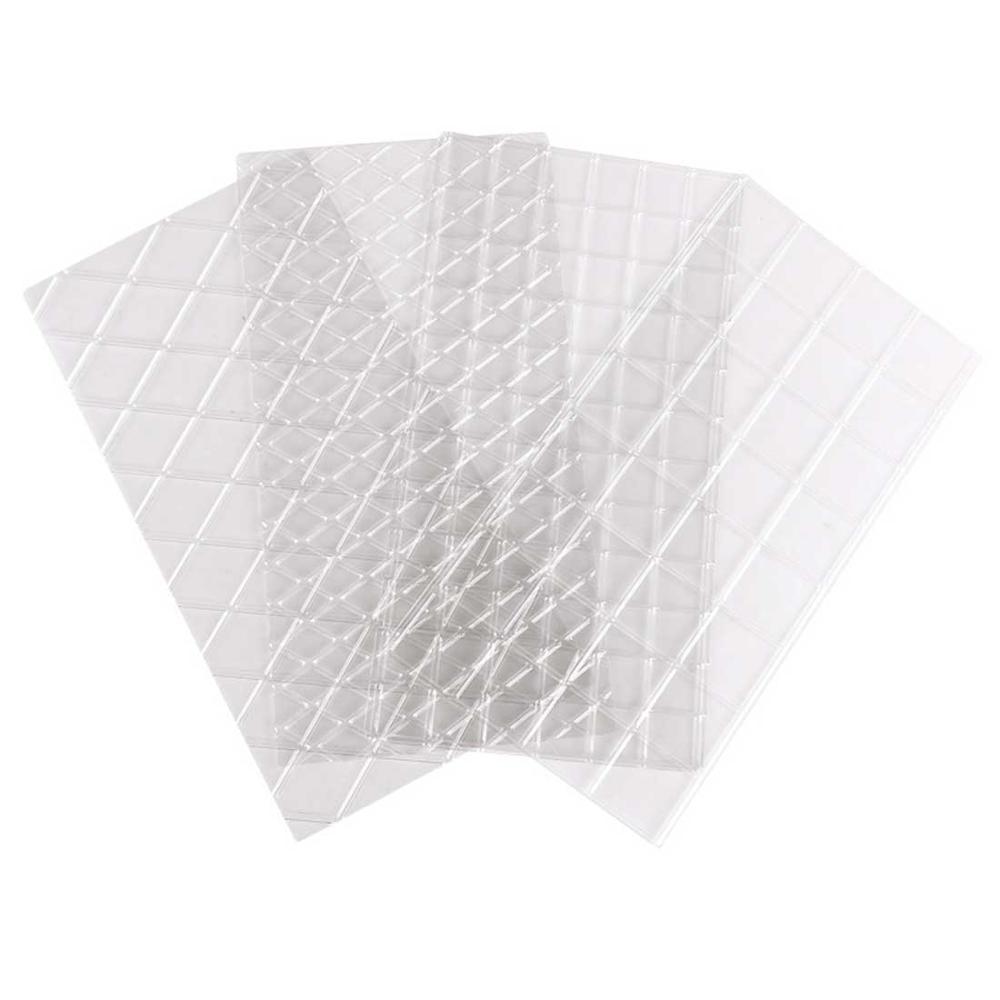 1Set/4PCS Sugarcraft Transparent Texture Mat Cake Border Decorating Tools Cake Mold Creative Dessert Plastic Molds