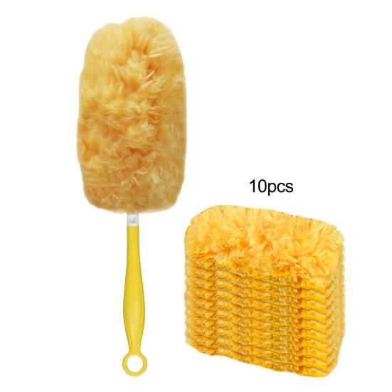 10 ks Elektrostatický prachový prachovnice Všestranná kompatibilita Nástroj na přitahování prachu Výkonné 360stupňové čištění