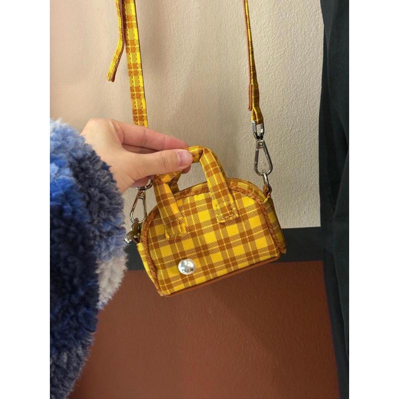 

Сумка через плечо, Чехол для наушников, Кошелек для монет, Весенне-летняя сумочка жёлтый