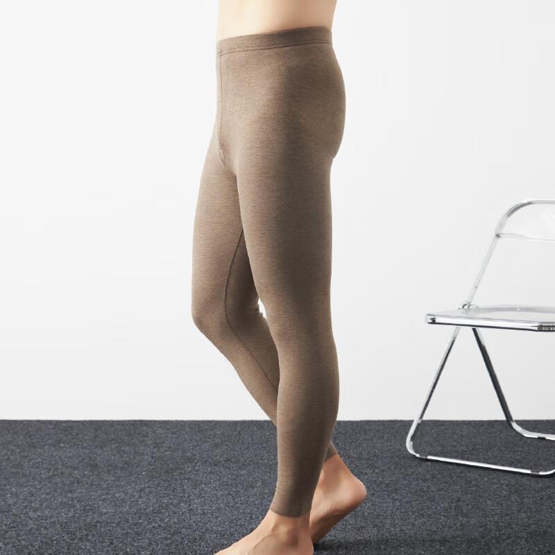 JingShuMian Men's De Velvet Seamless Thermal Underwear Set