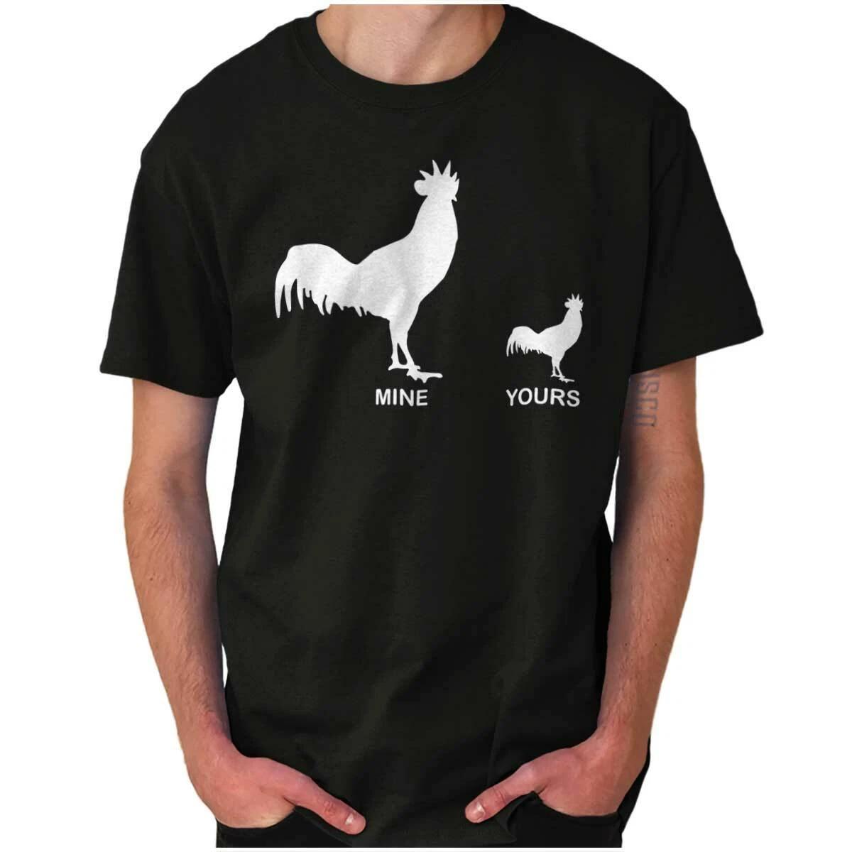 Size Matters Funny Sarcastic Adult Humor Mens Casual Crewneck T Shirts Tees M