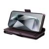 For Samsung Galaxy S25 Ultra Case with Multi-Card Holder and Strap PU Leather Phone Cover Stand