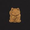 5Pcs Gold Foil Lucky Cat Mobile Phone Decoration Sticker Gold Lucky Cat Gold Patch Phone Decoration New Year Gift Phone Patch