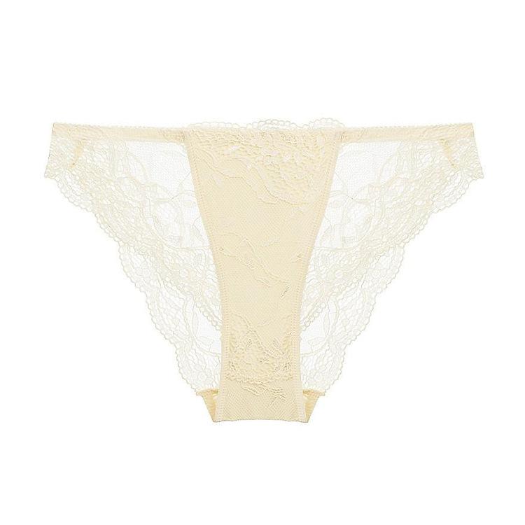 Wholesale Sexy Lace Ladies Panties Female Sexy Temptation Translucent Thin Panties Large Size Low Waist Briefs