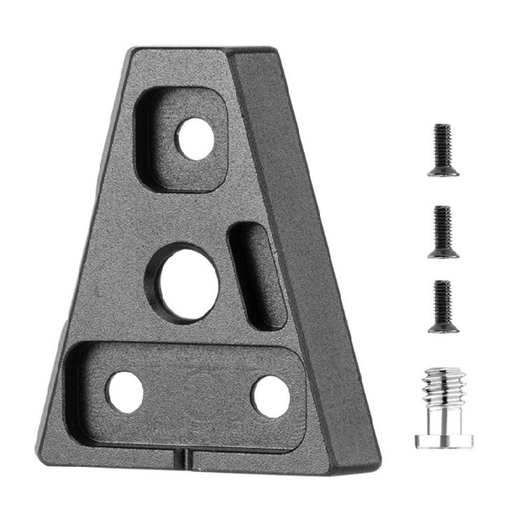 

Black V Lock Battery Connection Plate for Camera Accessories Easy to Carry чорний