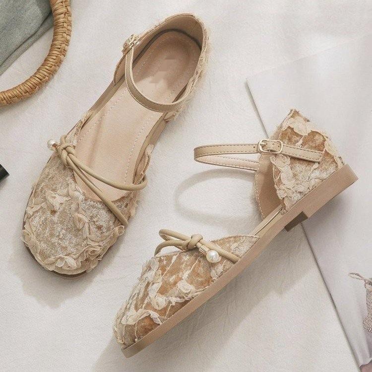 New Style Shoes - Retro Flat-front Slip-on Women's Single Shoes