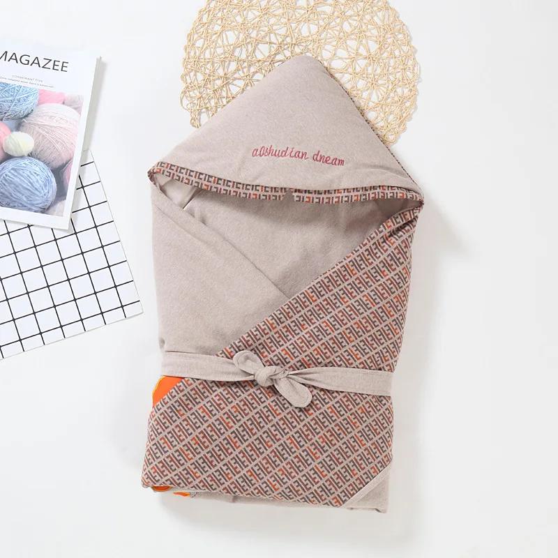 Boys & Girls Newborn Cartoon Swaddle Blanket - Vintage Pure Cotton Design Thin Spring/Summer & Thick Autumn/Winter Baby Blanket