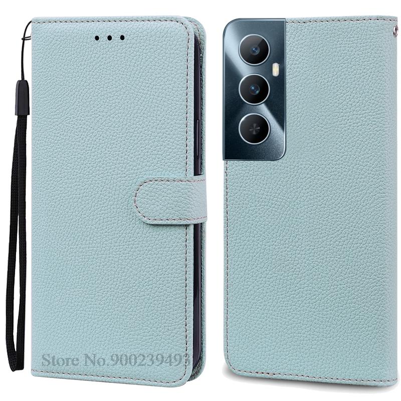 Per Realme C65 Custodia Portafoglio in Pelle con Patta Custodia per Telefono Per Realme C65 4G Coque Fundas Per Oppo Realme C65 Custodia per Telefono