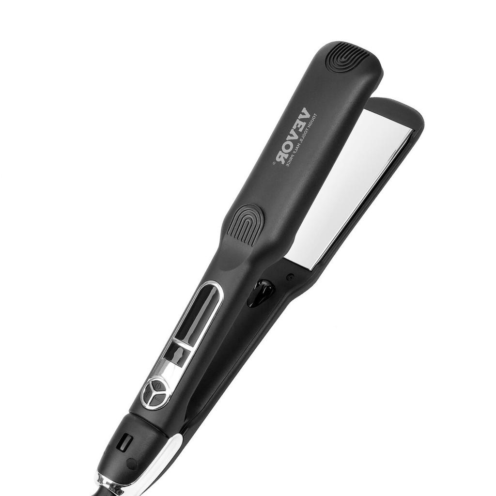 Hair Straightener 1.5-inch Titanium Flat Iron & Negative Ion 25 Temp Level