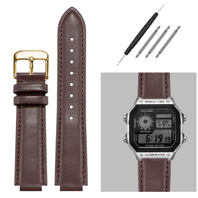 16MM genuine leather watchband for G-Shock Casio DW5600/GW-B5600/G-5600/GW-M5610 Replace wristbands Convex watch strap