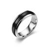 Contemporary Titanium Steel Drip Glaze Women's Ring - European & American Niche Cross-Border Jewelry