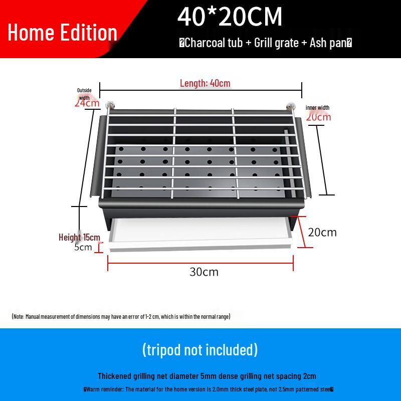 Lion Hunt Charcoal Grill Set