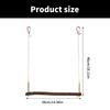 Bird Climird Climbing Beads Perch Parrot Cage Toy Swing with Hooks Hanging Chew Toy for Rooster Hen Playing