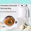 Modern Minimalist Electric Coffee Mug With Magnetic Rotation For Office And Home Use