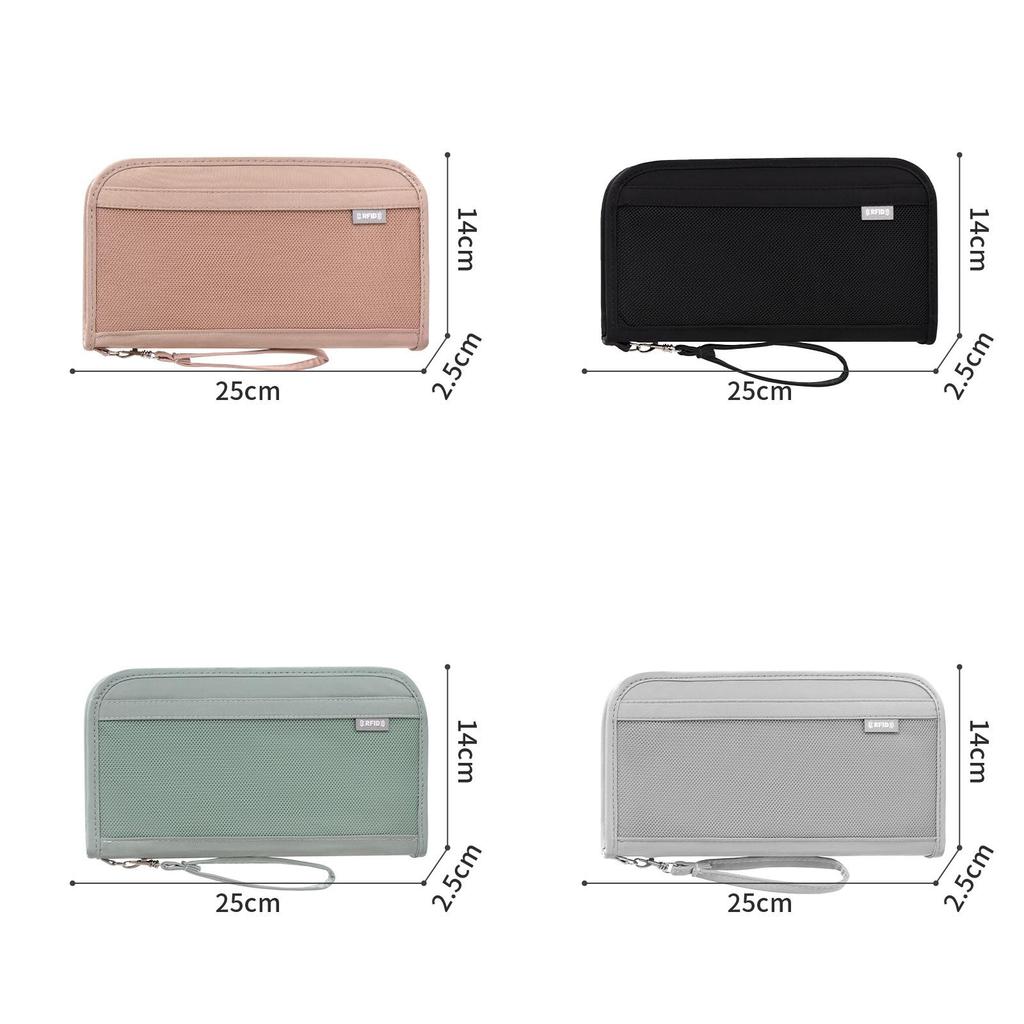 Travel Passport Cardholder With Rfid Blocking For Secure Travel And Convenient Organization