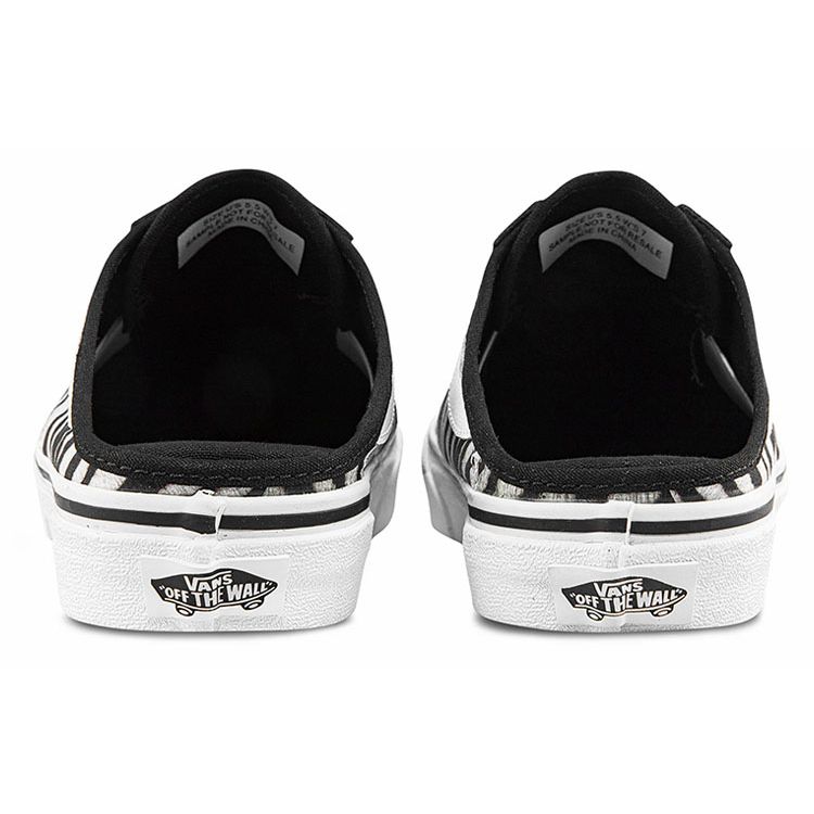 Vans Style 36 Series Fabric Leather Casual Zebra Print Low Top Skate Shoes Women sneaker Black White VN0A7Q5YZBR