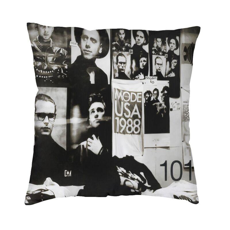 

Heavy Metal Rock Band Depeche Cool Mode Throw Pillow Covers Decor Home Kawaii Cushions for Sofa Square Pillowcase 30cmx30cm