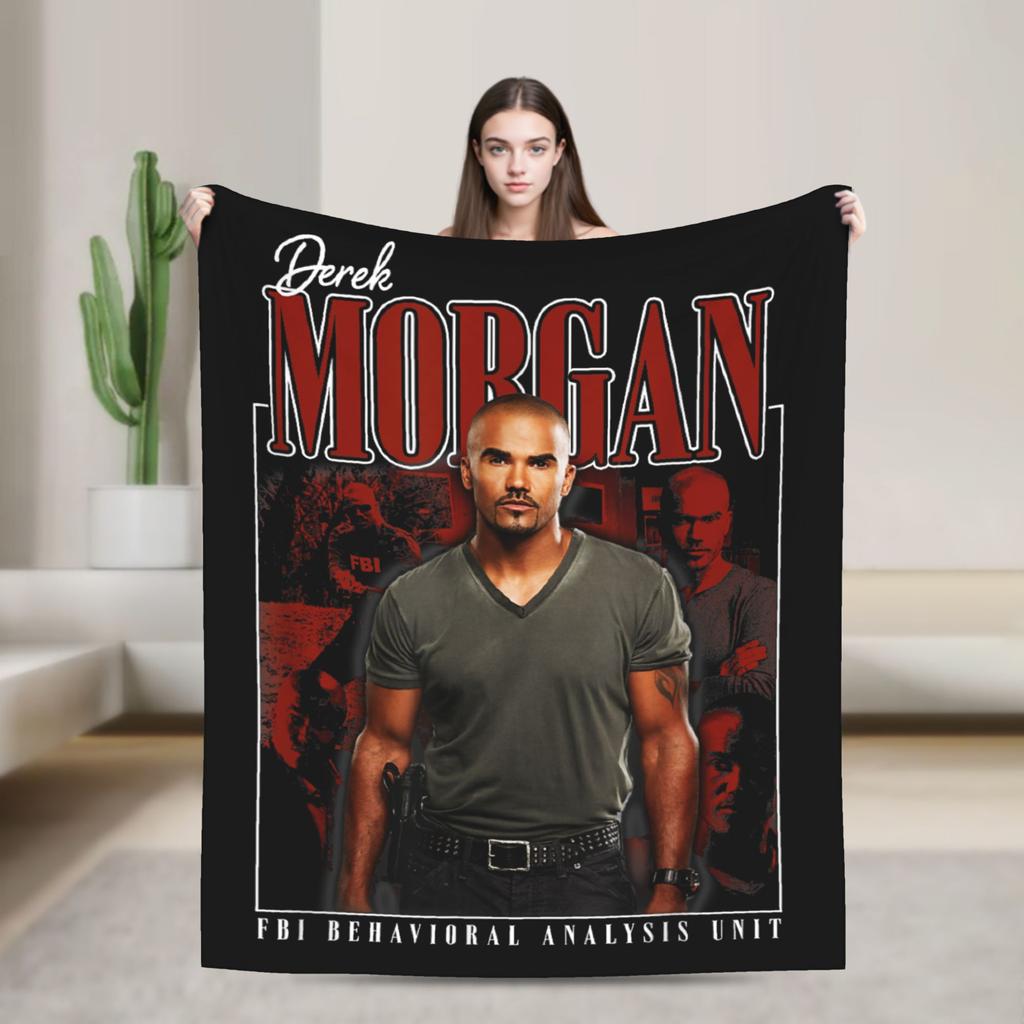Criminal Minds I Love Spencer Reid Hearts Blankets TV Show Fleece Awesome Soft Throw Blankets Bedding Lounge All Season Travel