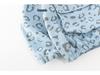 2024 Baby Spring Fashion Leopard Print Two-Piece Set for Toddlers - Stylish Stand-Up Collar for Boys & Girls