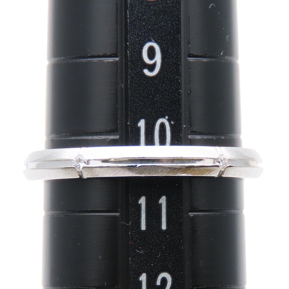 Used TIFFANY&Co. Ring Streamerica Narrow EU#50 K18 White Gold/diamond 2.5g White Gold 5PD