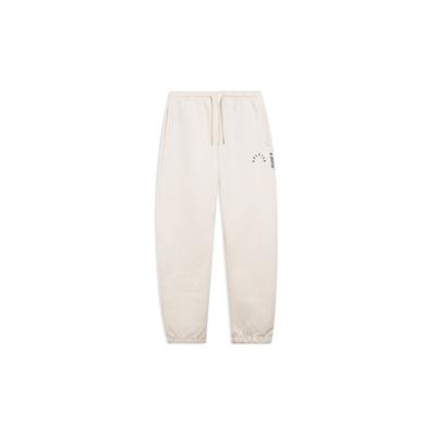 Li Ning Badfive Solid Color Elastic Sports Pants Men Bottoms Flower-Gray Tile-Gray AKLT079-3