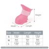 Small Dog Shoes Puppy Silicone Anti-slip Boots Waterproof Pet Rain Shoe For Mini Dog