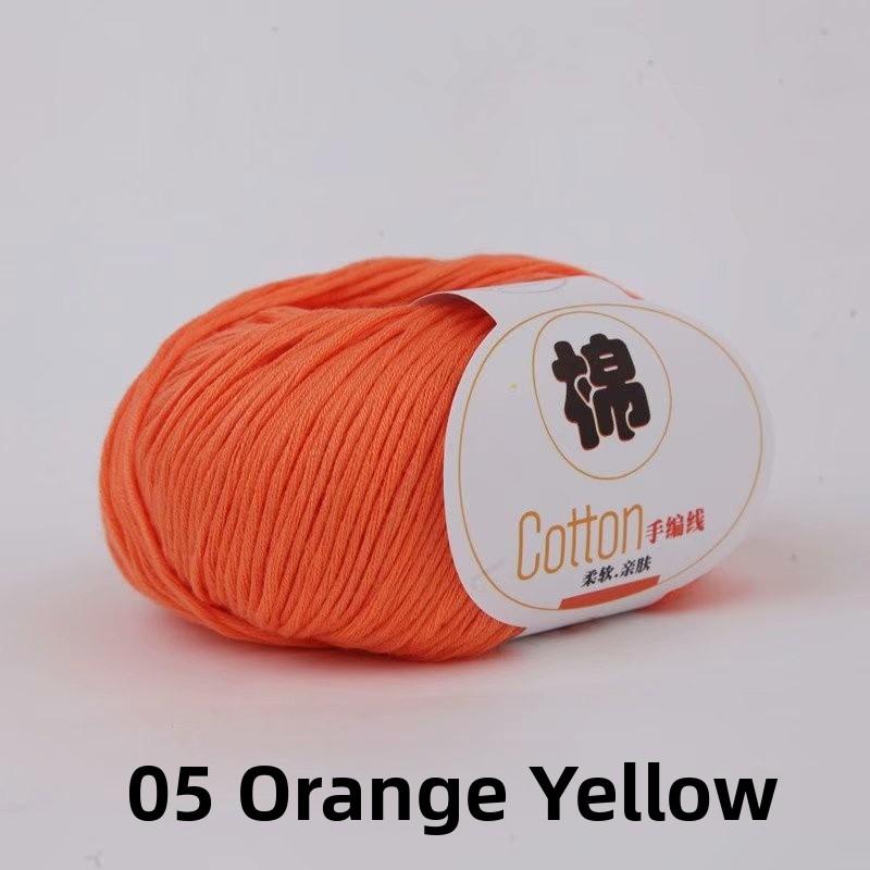 4-Ply Hand Knitted Cotton Yarn for Baby Milk Cotton DIY Wool Ball Children Sweater Fabric Cotton Tead Baby Knitting Yarn