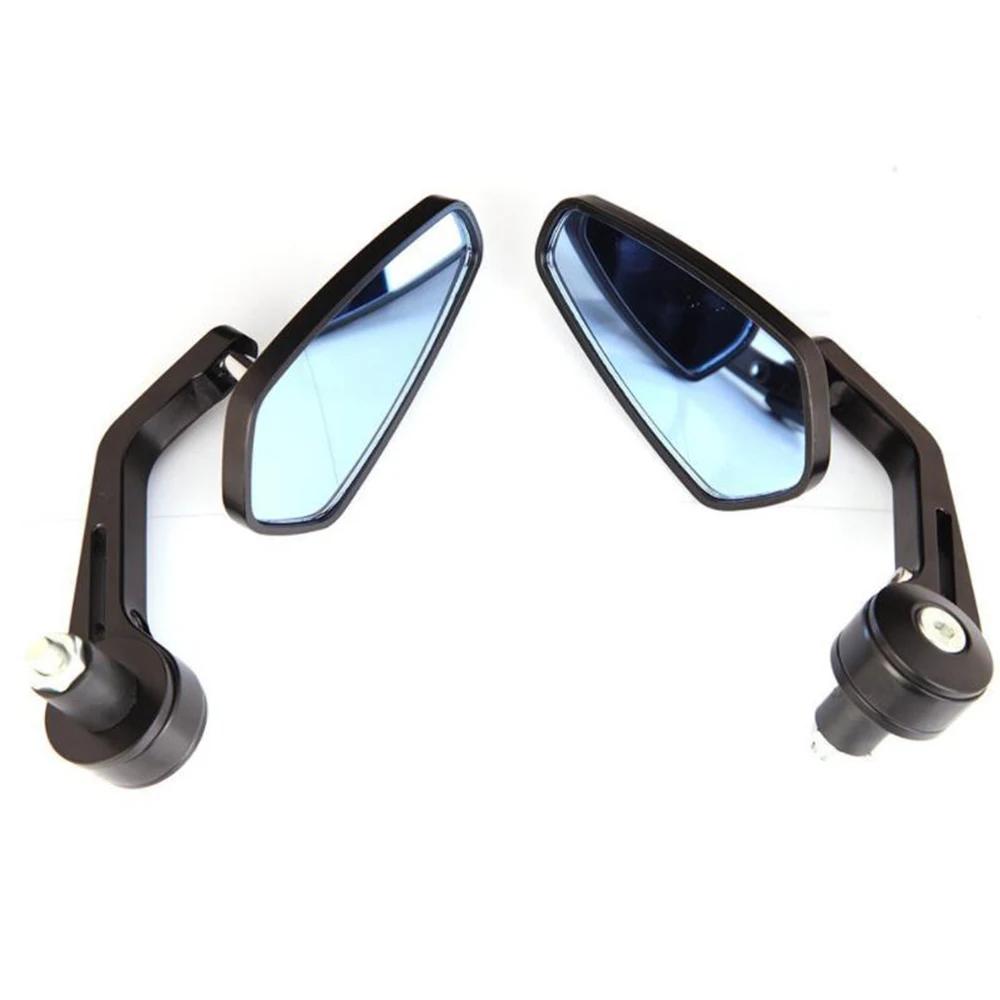 

Universal 22mm Motorcycle Handlebar End Mirror - Adjustable Side Rearview for Yamaha MT-09/FZ1, Suzuki GSX-S1000/SV650 чорний