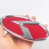 UHJL2 1 Stück x 3D ABS K Logo Auto Motorhaube Heckklappe Logo Emblem Abzeichen Aufkleber für Kia Sportage Optima Sorento Forte Rio Stinger K5