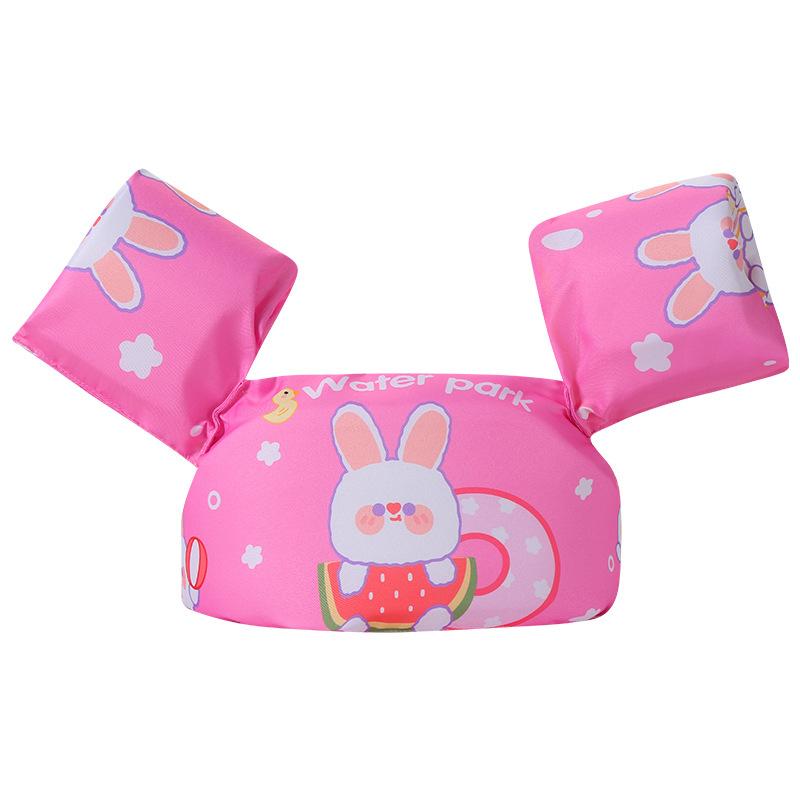 Cartoon Children's Buoyant Swimming Arm Ring Float Vest with Nylon/Polyester Material Life Jacket for Water Sports and Fishing