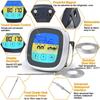 Digitales Küchenthermometer mit Sonde Touchscreen Fleisch BBQ Lebensmittel Temperaturwerkzeug Steak Kochtimer Backen Grillthermometer