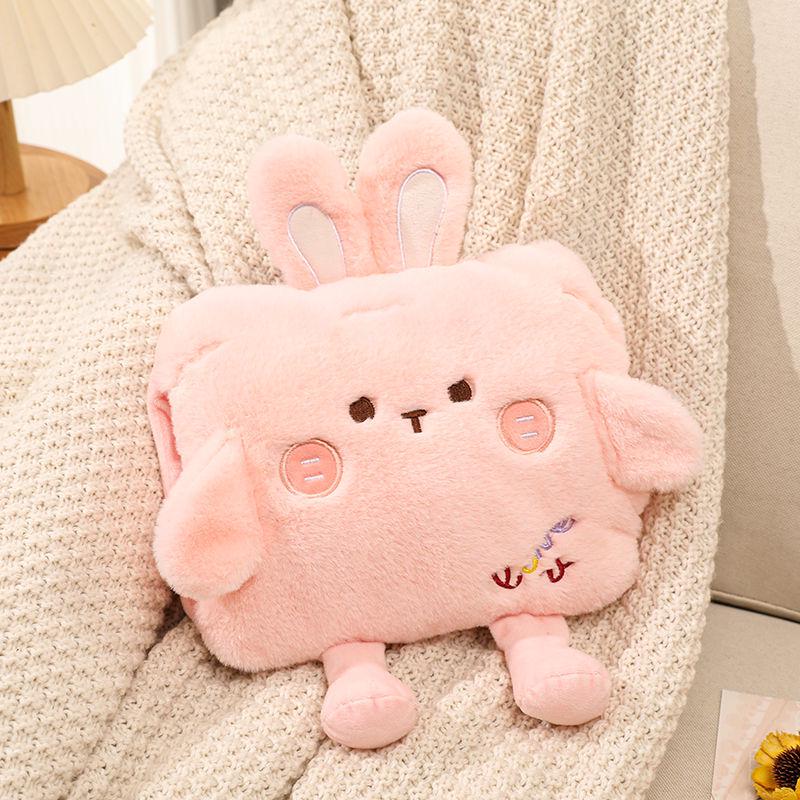 Bolsa de Água Quente Portátil Fofa para Aquecer Abdômen, Mãos e Pés