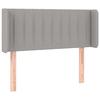 VidaXL LED Headboard Bedroom Furniture Single Bed Accessory Headboard Bed Frame Interior Light Grey 3123456