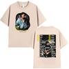 Camiseta Unisex Vintage Gótica de Manga Corta J.Cole Rapper The Fall Off Tour Álbum 2026 Camisetas de Algodón Oversize Hip Hop